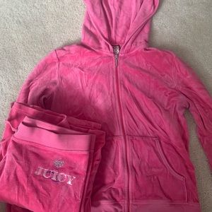 juicy couture velour tracksuit